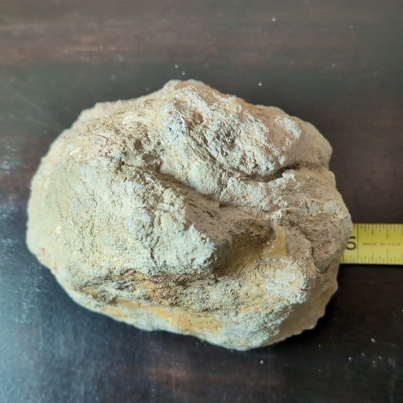 Druzy Quartz Half Polished Geode 5 7/8 " x 4 7/8" - Heavy 3 lb. 2.5 oz. - Picture 9 of 12